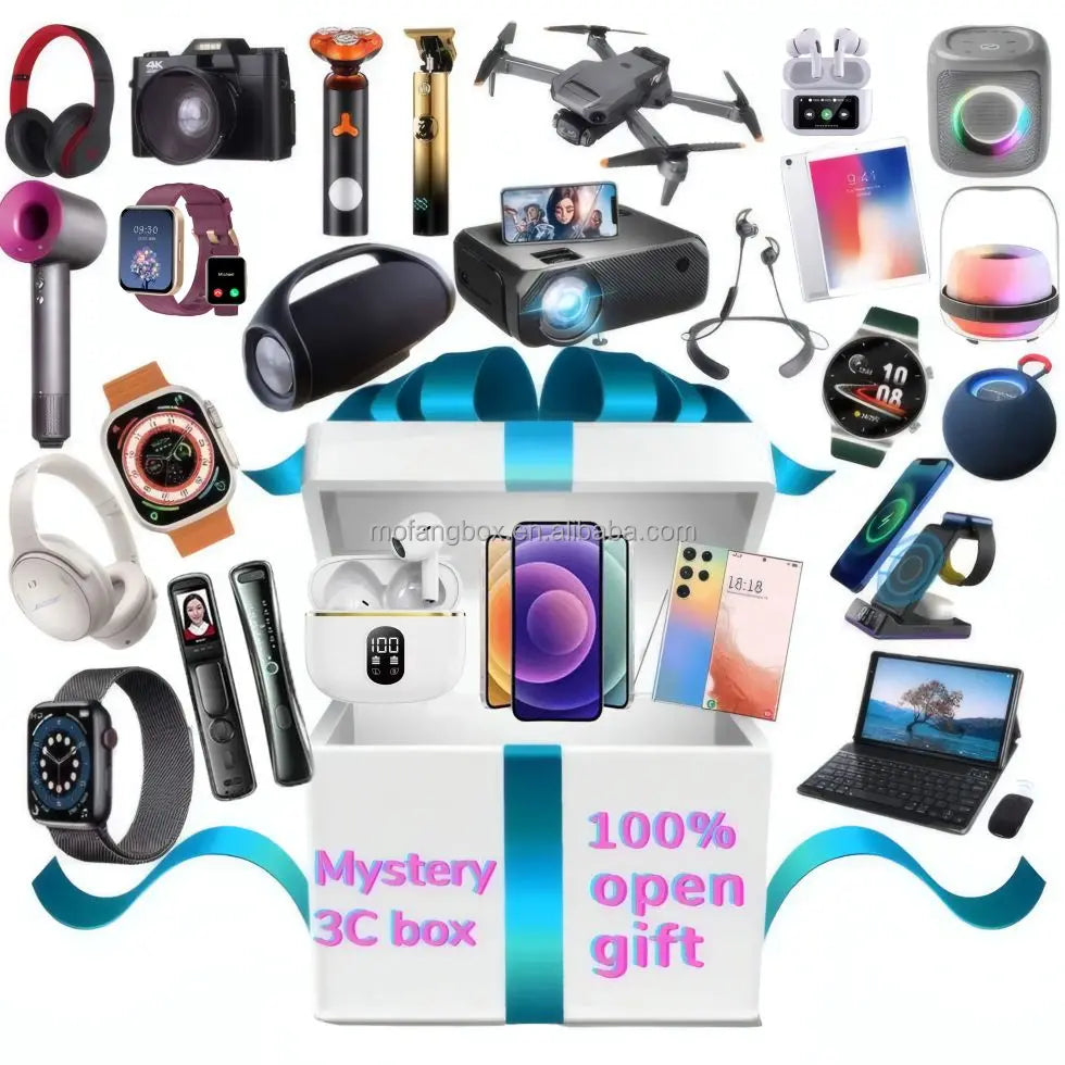 Lucky 3C Electronics Mystery Box Boxes Random Hot Selling Latest Smart Watches New TFT Smart Electronic Gadgets