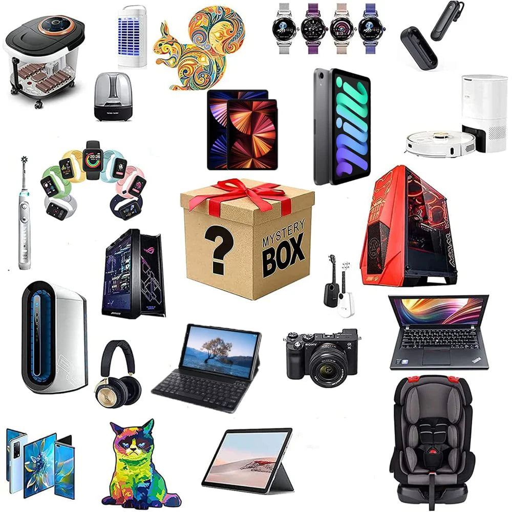 Lucky Electronics Flytech Vintage Mystery Festival Gift Box Random Boxes BT Touchscreen Smart Watch SIM Slot Drop