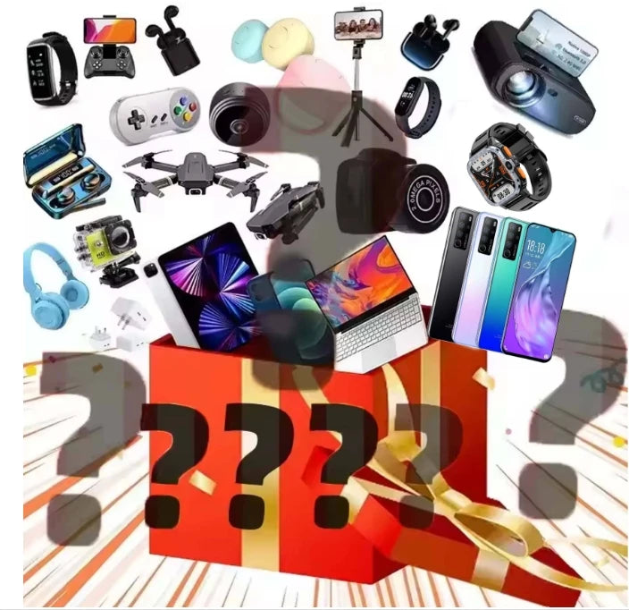 100% Surprise Lucky Game Controllers Novelty Electronics Random Mouse Pads Mysterious Basic Mystery Box Christmas Gift Flytecch