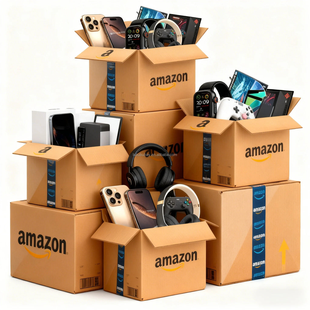 Random Box Electronics, Unclaimed Customer Returns, Pallet for Sale, Buy Cheap, Best Tech,  Free Large Super Mystery Surprise  Box