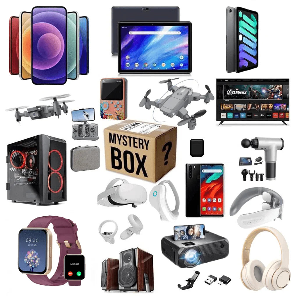 Lucky 3C Electronics Mystery Box Boxes Random Hot Selling Latest Smart Watches New TFT Smart Electronic Gadgets
