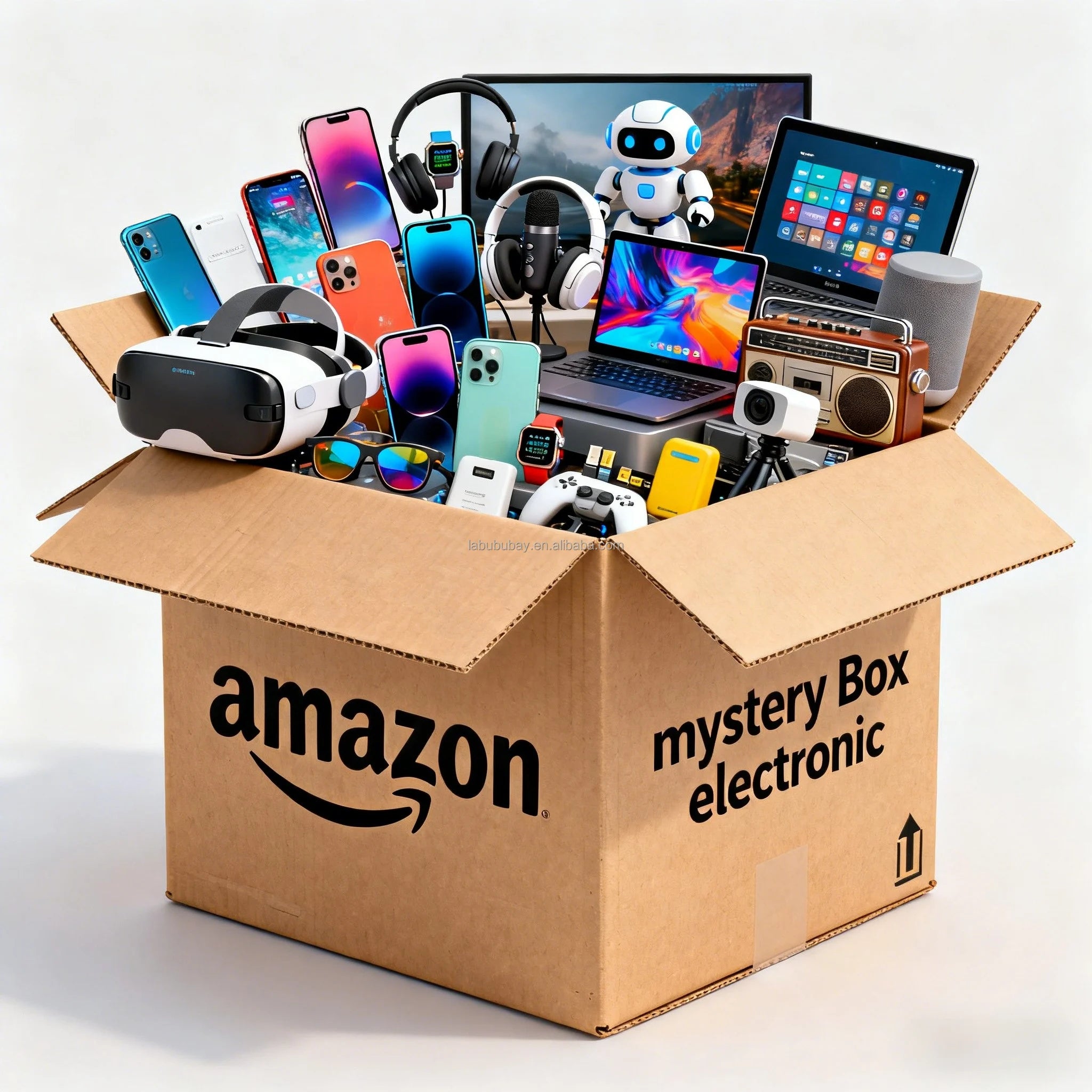 Random Box Electronics, Unclaimed Customer Returns, Pallet for Sale, Buy Cheap, Best Tech,  Free Large Super Mystery Surprise  Box