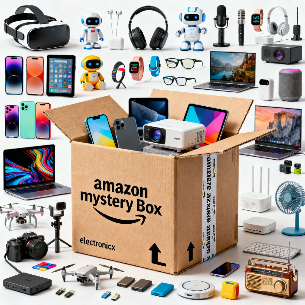 Random Box Electronics, Unclaimed Customer Returns, Pallet for Sale, Buy Cheap, Best Tech,  Free Large Super Mystery Surprise  Box