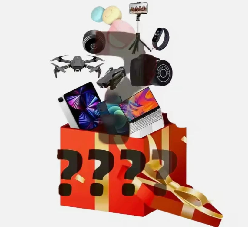 Surprise Gift Mystery Box,  Mini Brands Toys Boxes Headsets Earphones Headphones Earbuds Smart Watch Electronics Mystery Box