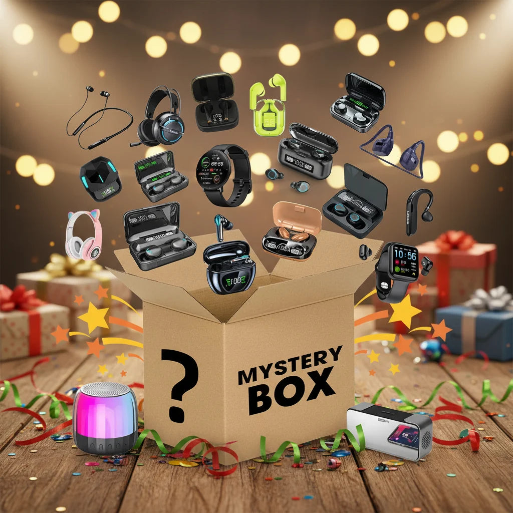 100% Surprise Lucky Game Controllers Novelty Electronics Random Mouse Pads Mysterious Basic Mystery Box Christmas Gift Flytecch